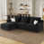 Chenille noir