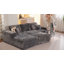 Canapé modulaire en forme de L avec repose-pieds et repose-pieds sans assemblage 106,3 po Boneless-1439676245-1413468117