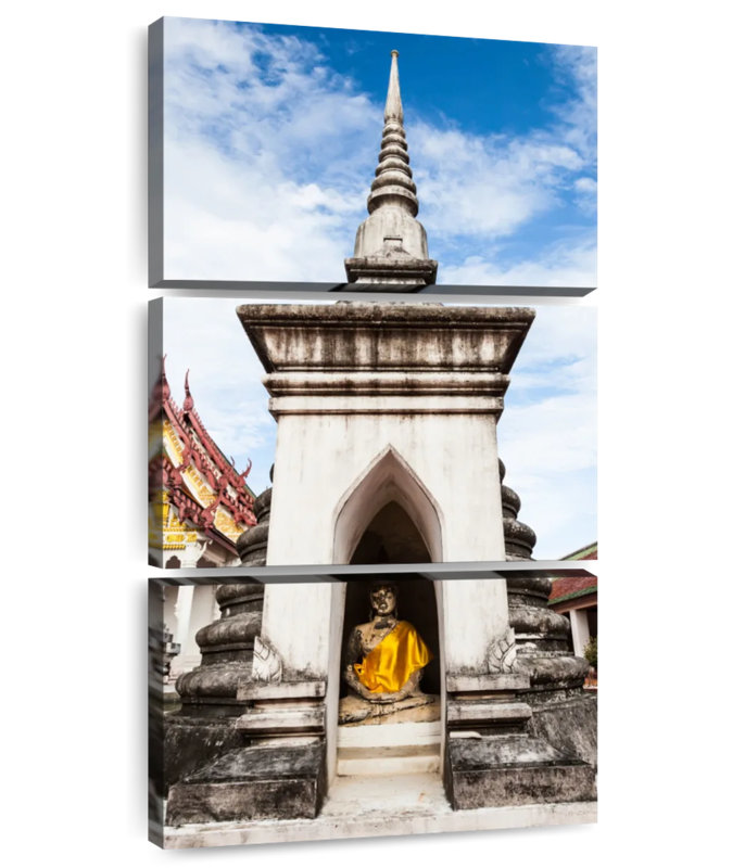 Wat Pratat, Bouddha Chaiya, H 32 po x l 15 po