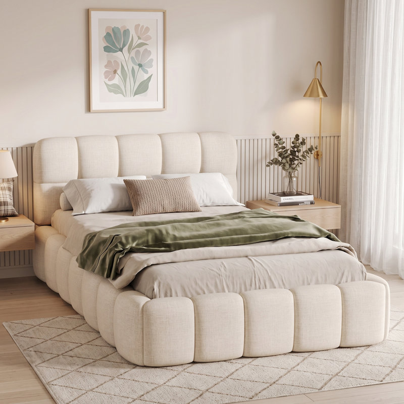 Bed, Single (3'), Beige