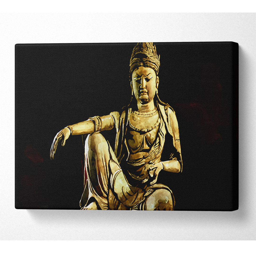 Calming Buddha - Kunstdrucke auf Leinwand