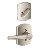 Broadway Single Cylinder Interior Lever Set (Exterior Portion Sold Separately)