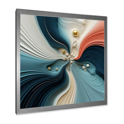 Spiral Miracle Of Cosmic Delight - Art mural abstrait spirales, salon