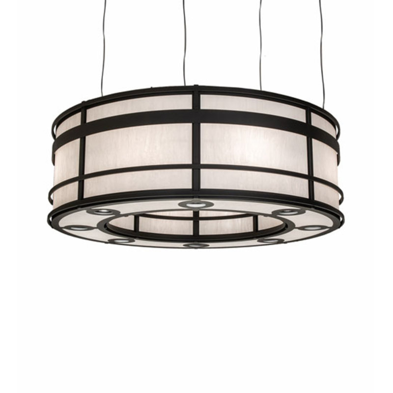 Lustre tambour 24 lumières à intensité variable Wolgast