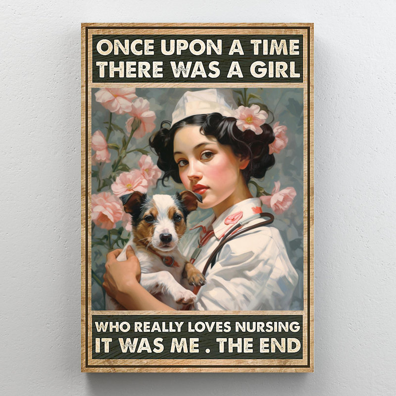 " Who Really Loves Nursing ", 14" H x 11" W x 1.25" D