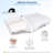 Lundgate Memory Foam Plush Support Pillow