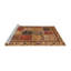 Tapis 100% abstrait lavable à la machine 4162-221382126