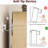 47.2" Shoe Cabinet with 4 Doors & 1 Drawer, Entryway Storage Organizer, Natural Oak-384262076
