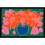 «Galya Pink Flower Bouquet» par Treechild, impression sur bois encadrée-100108187-100108184