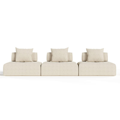 Canapé modulaire sans accoudoirs 127,5 po Tanieka