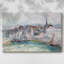 Bateaux dans le port de Honfleur, 1917, toile tendue avec châssis-1020124351