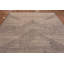 Tapis contemporain à motif géométrique unique d'inspiration Art déco crème et brun