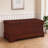 2-Seat 47 Inch Solid Wood Storage Bench, Traditional Brown-Toned Cedar Chest with Enclosed Storage