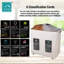 Fabric Rolling Laundry Basket with Handles-71296764