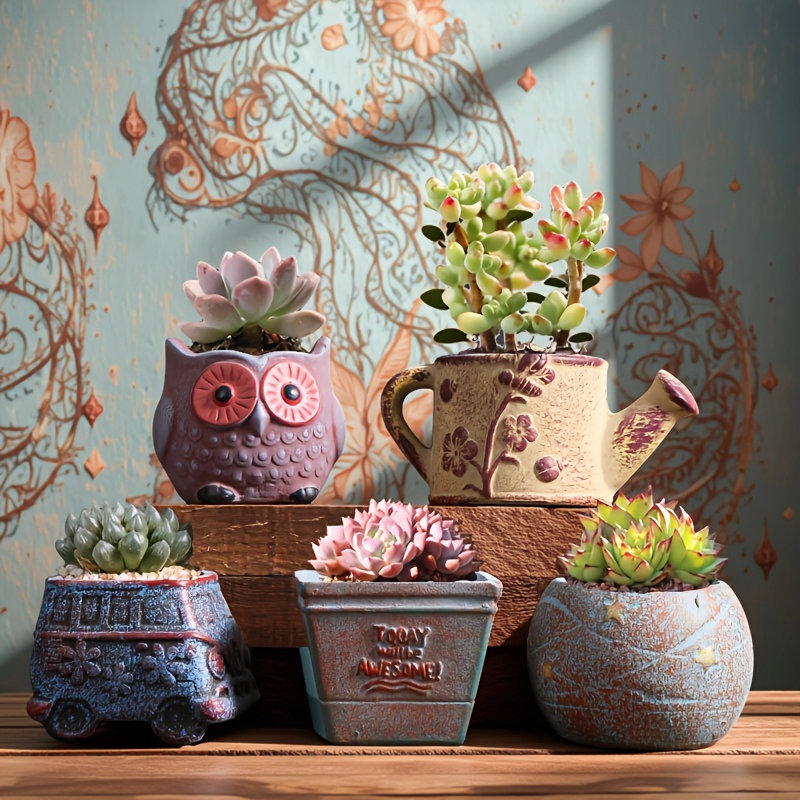 5 petits pots
