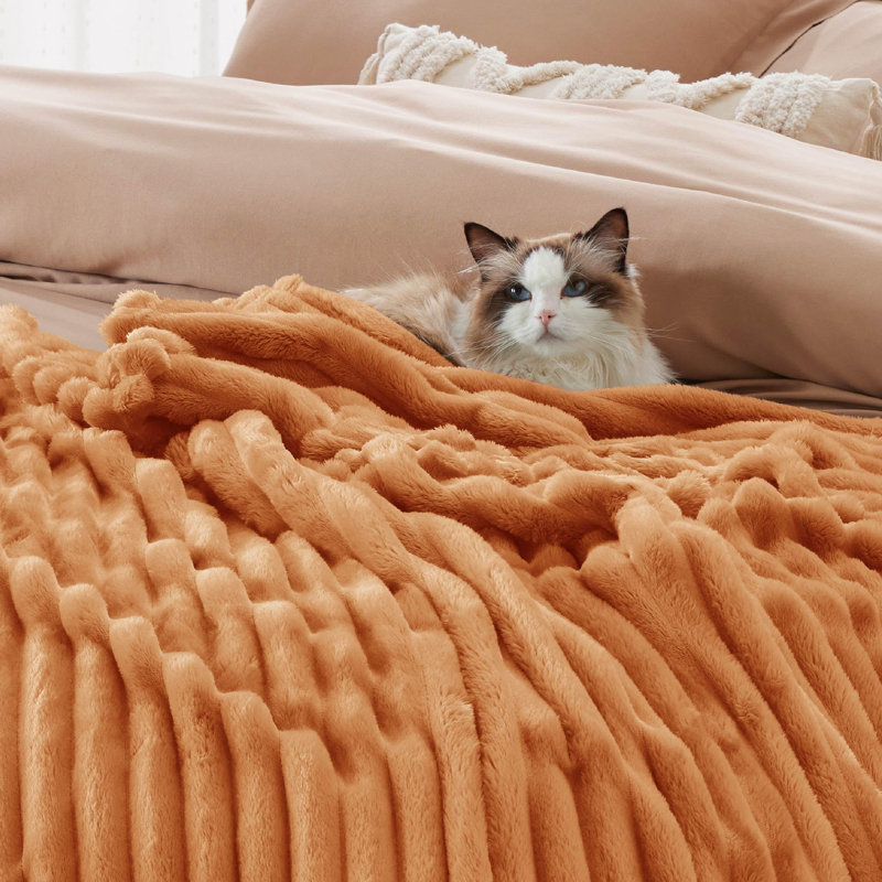 Bedsure Flannel Fleece Blanket for Girls, 300 GSM Soft and Cozy Blanket for Dorm & Home Decor, All-Season Gift, Full
