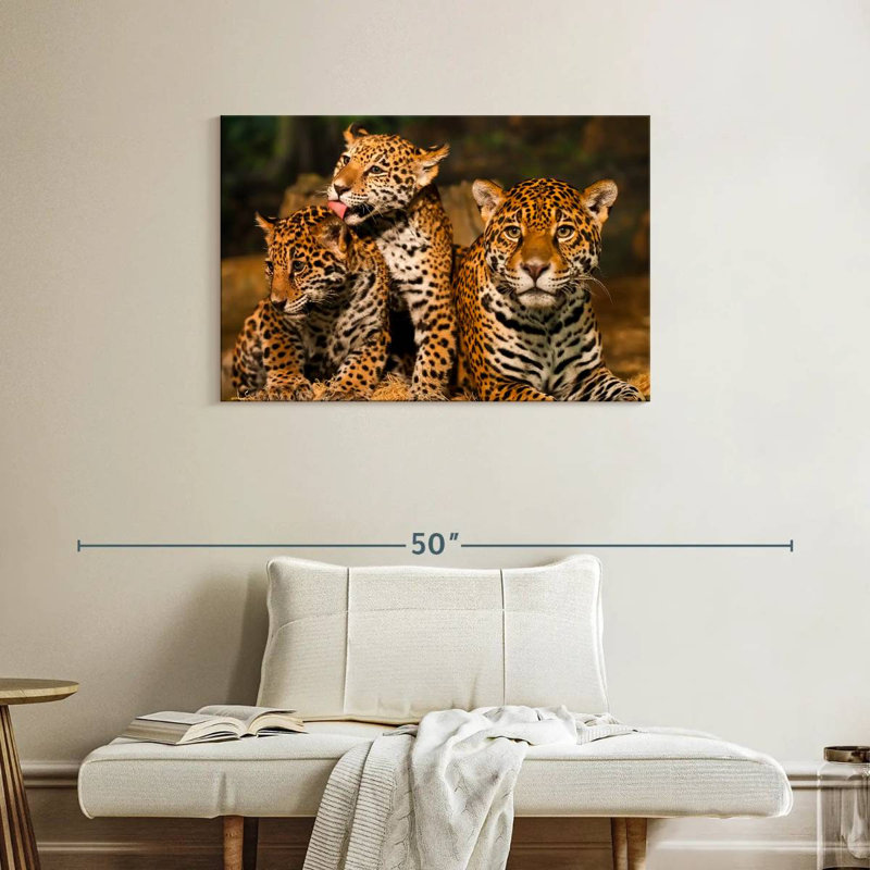 Brampt Jaguar Tribe, 24" H x 36" W