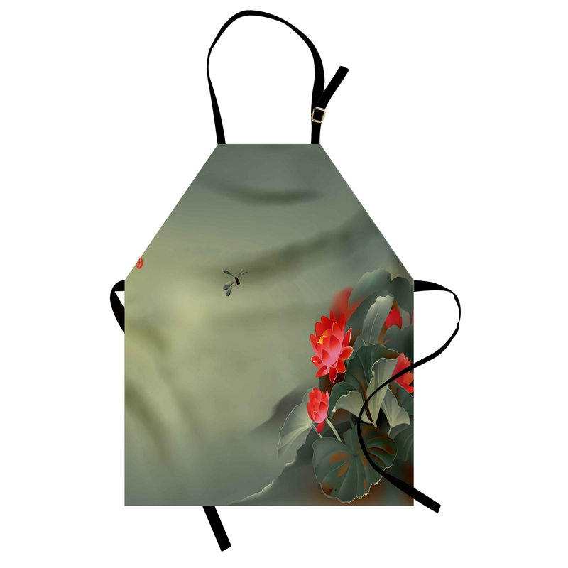 No Pattern Bib Apron