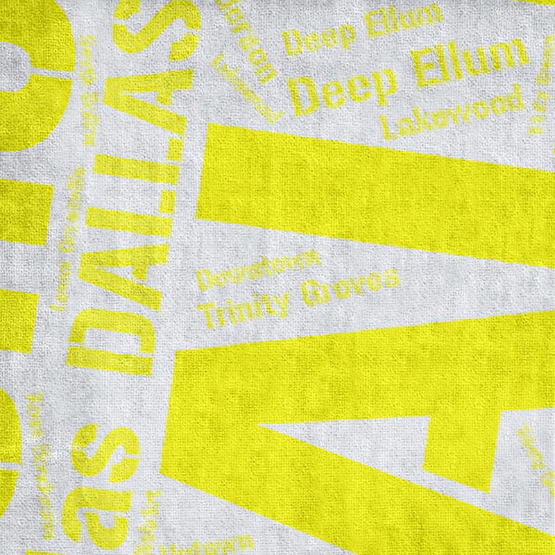 Bath Towel, Yellow, Microfiber, Dallas