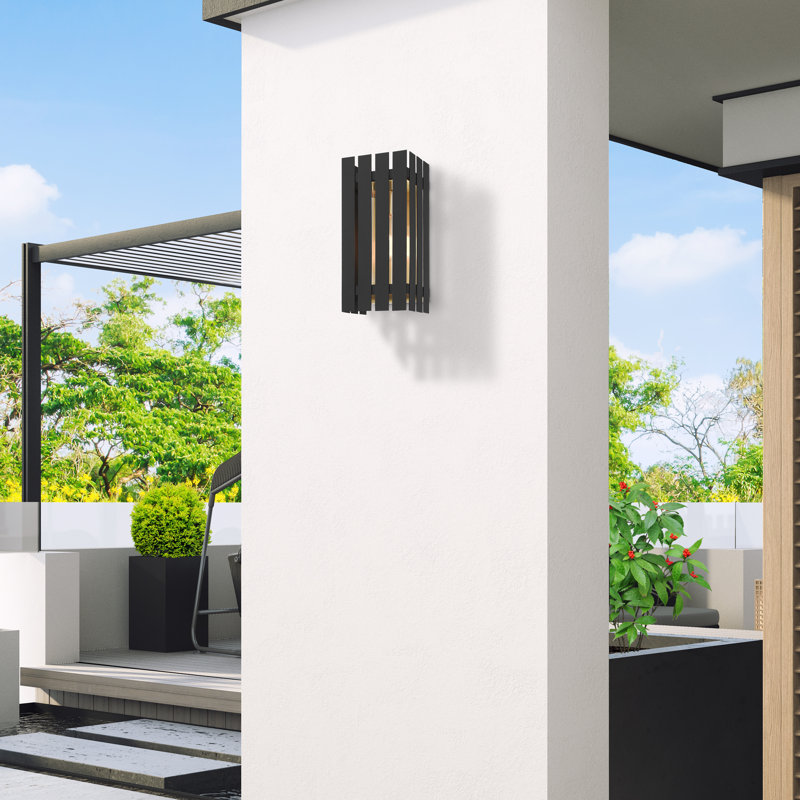 Greenwich Wall Light, Black, 13" H x 6" W x 4.875" D