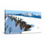 Paysage et nature, sommet de montagne enneigé avec pins-1773470741