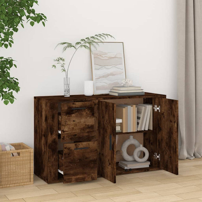 Mashawn 100cm Sideboard, Smoked Oak