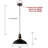 Reina 3 - Light Matte Black Pendant