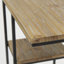 Table de bout avec rangement en bois massif