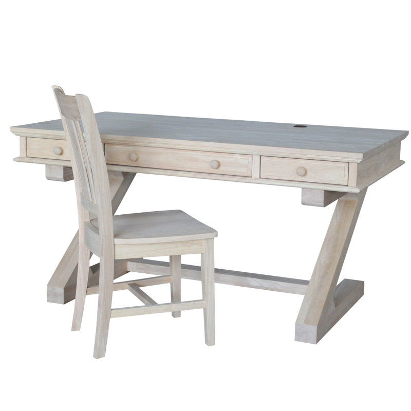 Nida Solid Wood Executive Desk