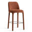 Tabouret de comptoir moderne entièrement rembourré en tissu de 26,5 pouces (ensemble de 3)-1915354671