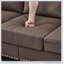 Canapé de 59,5 po avec clous 59 po-530694840