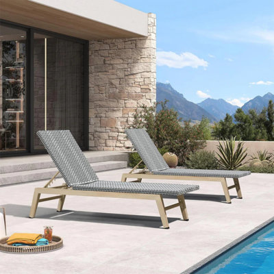  Chaise longue d'extérieur