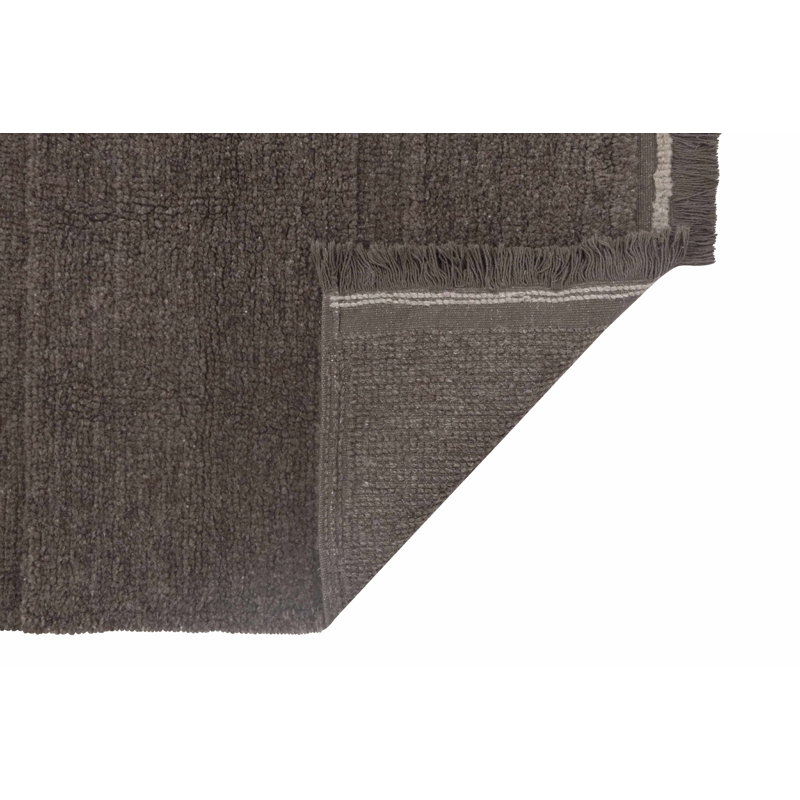 Sheep Of The World Hand Tufted Wool Area Rug in Sheep Brown, Rectangle 2'7" x 4'7"