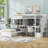 L-Shape Bunk Bed With Desk and Storage System-1701423165