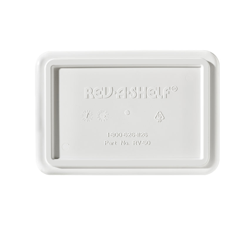 Rev-A-Shelf Polymer Replacement Waste/Trash Container for Rev-A-Shelf Pull Outs, White