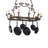 Tourelle Steel Handcrafted Rectangle Chandelier Pot Rack