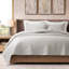 Ensemble de courtepointe 100% satin de coton - Couvre-lit léger respirant avec surpiqûre réversible et prélavé pour un confort toutes saisons-126452894-126452895