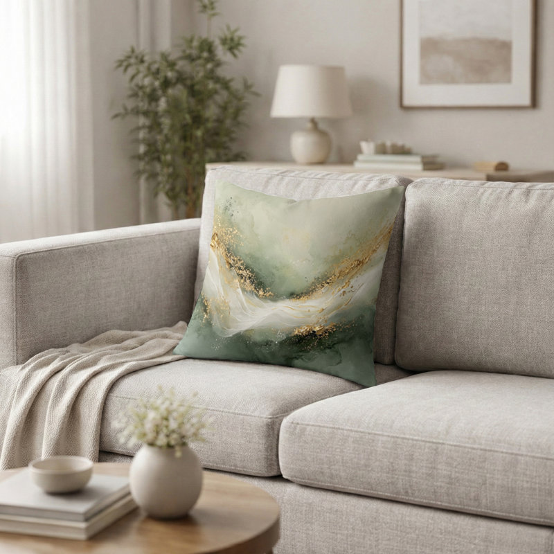 Coussin Marble, H 16 po x l 16 po