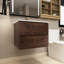 Ensemble de meuble-lavabo mural simple avec plateau en céramique 24 po Embrulla-935670387