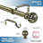 Adamantios Steel Adjustable Single Curtain Rod-17228614-17228615