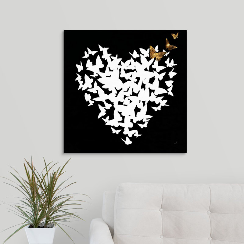 « cardiaque aflutter i », impression sur toile, Toile tendue, H 24 po x l 24 po x p 1,25 po