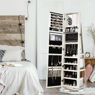 Armoire à bijoux avec miroir Magréb