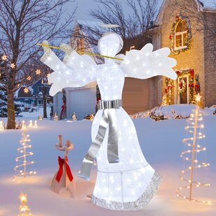 Winter Wonder Lane Winter Wonder Lane Glitter Angel LED Tree