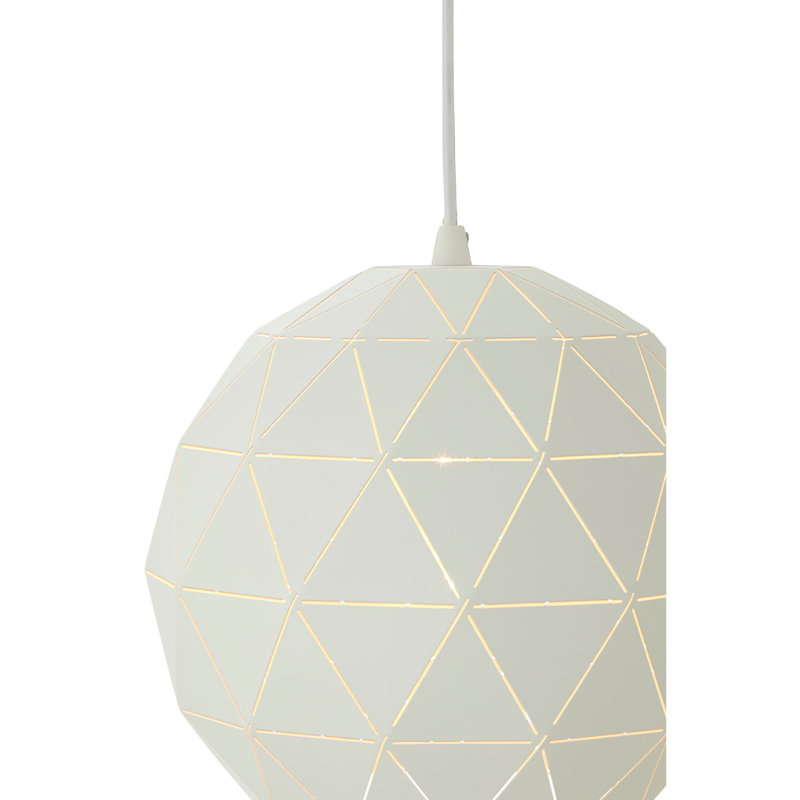 Cosima 1 - Light Single Pendant, Sandy White, Sandy White/White