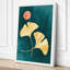 Ginkgo Moon Botanical - Wrapped Canvas-733771200-733771203