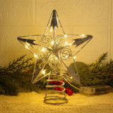 Star Tree Topper with LED Lights