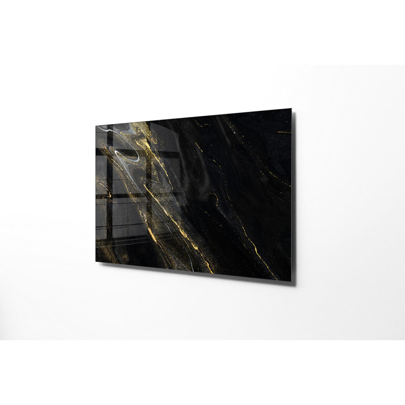 Peinture décorative en verre trempé, H 17,7 po x l 11,8 po x P 1 po