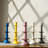  Lotus Bloom Tapered Yellow Candleholder
