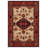 Nomad Spirit Collection Digital Print Cotton-Polyester Blend Red Brown Rug-782493234