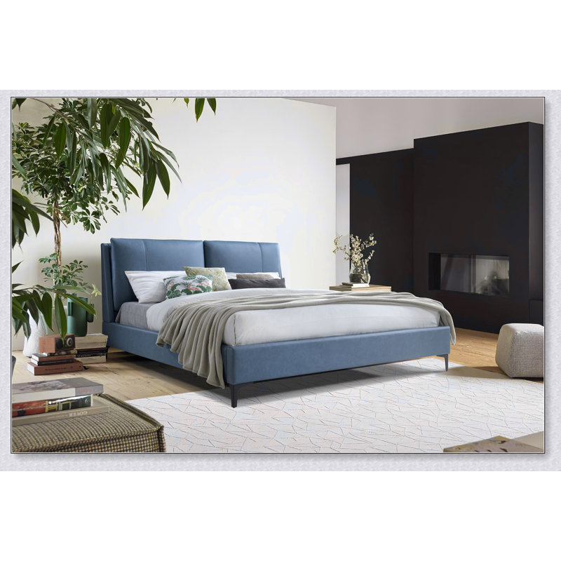 Lit tapissier, Bleu, Grand